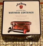 Bbq Jim Beam Sealed Marinade Vacuum Pump Container Box. Fixed Price $14.99.