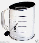 Norpro Rotary Crank Three Cup Flour Food Sifter Tin Professional Kitchen 136. Fixed Price $25.60.