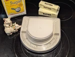 Pampered Chef White Kitchen Food Scale - Pounds Or Kilograms Manual. Fixed Price $17.00.