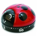 Kikkerland Mechanical Kitchen Timer Ladybug Red 60 Minute KT21-A. Fixed Price $9.55.