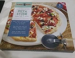 Nordic Ware Piece Pizza Stone Set 13 Inch Rack & Cutter For Oven Use. Fixed Price $19.99.