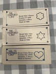 Pampered Chef Metal Bread Tube Set W/ Lids Flower, Star, & Heart 1550-1570. Fixed Price $20.00.
