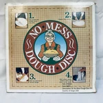 No Mess Dough Disc 16 Round Pastry Board With Washable Cloth Complete. Fixed Price $25.50.