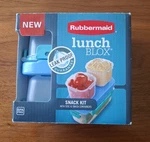 Rubbermaid Lunch Blox Snack Kit With Side & Containers Ice Puck New 7W13. Fixed Price $12.90.
