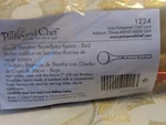 Pampered Chef Small Bamboo Snowflake Spoon - Nip #1224 7 Inches (2013). Fixed Price $12.00.