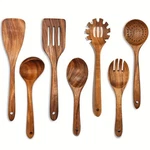 Wooden Kitchen Utensil Set - Natural Cooking Tools. Fixed Price $19.99.