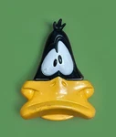 Vintage 1997 Looney Tunes Daffy Duck Bag Clip Refrigerator Fridge Magnet- Jokari. Fixed Price $12.99.
