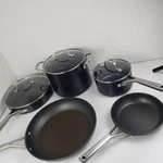 Ninja Foodi Neverstick Premium Cookware Set 8PC Hard Anodized Nonstick Black. Fixed Price $99.99.