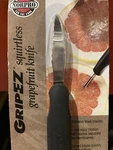 Norpro Grip-ez Squirtless Grapefruit Kitchen Tool Knife, 8.75IN/22CM, Black New. Fixed Price $12.97.