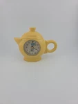 Genuine Fiesta Yellow Teapot Miniture Wall Clock Homer Laughlin Flamenco Dancer. Fixed Price $50.00.