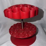 Kuhn Rikon Rotating Honeycomb Utensil Holder Easy Clean Caddy Red. Fixed Price $14.45.