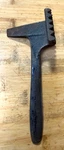Vintage Cast Iron Meat Tenderizer Hammer Primitive Kitchen Tool Utensil 7.5". Fixed Price $29.95.
