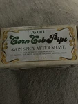 Vtg Avon Corn Cob Pipe Wild Country After Shave W/original Box. Fixed Price $7.00.