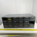 18-SLOT Small Parts Nuts & Bolts Hardware Organizer Steel Cabinet 16-DRAWERS. Fixed Price $91.03.