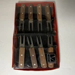 Oxford Vintage Mcm Corn Skewers Japan, Stainless Steel Knobler Viking Set Of 8. Fixed Price $23.50.