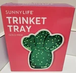 Sunnylife Cactus Trinket Tray New Box Ceramic Decorative Gift Nwt. Fixed Price $15.00.