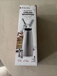 Finedine Aluminum Cream Whipper Stainless Steel Tips Food Grade, 1 Pint. Fixed Price $36.00.