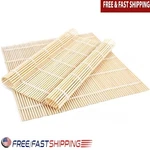 Bamboo Sushi Rolling Mat 2 Pack Maker Kit Lightweight Tool. Fixed Price $5.99.