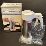 Williams-sonoma Batter Dispenser Perfect Pancakes, Waffles, Madeleines, Muffins. Fixed Price $14.99.