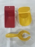 Vintage Tupperware Egg Separator 1334-9 Yellow & 2 Scoops. Fixed Price $11.99.