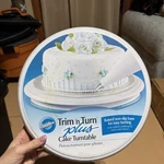 Wilton Trim 'n Plus Cake Turntable Non Slip Base 307-303 Decor New. Fixed Price $10.80.