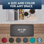 Pcs Black Sky Solutions Anti Fatigue Floor Mat 3/4" Standing Rug 20 X 39". Fixed Price $39.99.