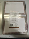 Cr Gibson Multiformat Organizer 12 Sheet Protectors 9 Divid. Pages 24 Xl Cards. Fixed Price $17.95.
