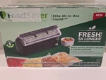 Foodsaver Elite All-in-one Liquid+ Vacuum Sealer With Bags Model VS5910. Fixed Price $170.00.