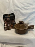 Telebrands Stone Microwave Cooker Non-stick Ceramic Bowl With Recipe Book. Fixed Price $11.90.
