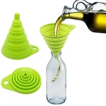 Mini Foldable Silicone Funnel Collapsible Portable Kitchen Oil Fuel. Fixed Price $7.99.