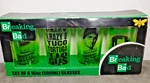 New Set Of 4 Breaking Bad 16 Oz Pint Glasses - Great Gift. Fixed Price $31.50.