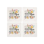 Cafepress Homeschooling Mom Tile Coaster (1194350519). Fixed Price $19.99.