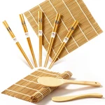 Sushi Making Kit, Delamu Bamboo Mat, Including 2 Rolling. Fixed Price $14.39.