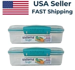 2 Pack - Sistema Go Snack Attack 13.8OZ Storage Container. Fixed Price $14.99.
