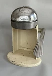 Vintage Rival Juice-o-mat White Chrome Art Deco Single Action Lever Juicer. Fixed Price $27.00.