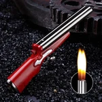 Mini Gun Dual Flames Refillable Butane Gas Open Lighter. Fixed Price $19.99.