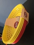 Tablecraft H1074RY-6 Assorted Red/yellow Sandwich & Fry Basket Set 9 In. New. Fixed Price $12.00.