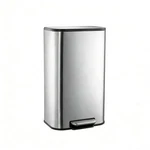 13.2/8/5.3/3.2 Gallon Kitchen Garbage Can, Hands-free Stainless Steel Trash. Fixed Price $80.99.