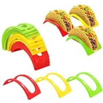 9 Pcs Taco Stands Microwave Safe Shell Plastic Rack. Fixed Price $13.99.