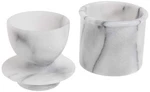 Norpro Marble Butter Keeper Crock, Off-white. Fixed Price $36.00.