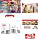 Stainless Steel Sushi Making Kit With Storage & Free Recipe Book, Large. Fixed Price $78.73.
