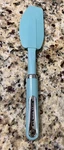 Kitchenaid Silicone Mixer Spatula In The Color Aqua Sky. Kitchen, Utensil, Blue. Fixed Price $18.00.