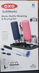 Oxo Softworks Water Bottle Cleaning & Drying Set With Box. Fixed Price $21.99.