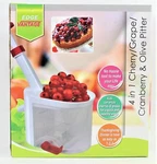 4 In 1 Cherry Grape Cranberry & Olive Pitter Edge Vantage New Box. Fixed Price $10.99.
