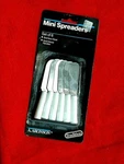 Set Of 6 Aronson Mini Spreaders Stainless Steel Nylon Handle 1/4. Fixed Price $9.49.