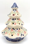 Manufaktura Boleslawcu Polish Pottery Christmas Tree Candle Holder Ceramic. Fixed Price $39.99.