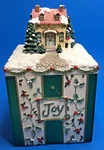 Rare Pfaltzgraff Winterberry Holiday Memory Box Recipe Cards Cookie Jar Tree. Fixed Price $49.00.