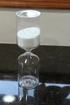 Hourglass Sand Timer Clock Clear Large Shelf Table Deco 10". Fixed Price $15.16.