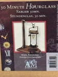 New Old Stock Hourglass Bronzed 30 Minute Stand Authentic Models HG008. Fixed Price $69.95.