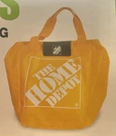 The Home Depot Carryalls Heavy Duty Reusable Bag, Attaches Shopping Cart New.. Fixed Price $16.99.